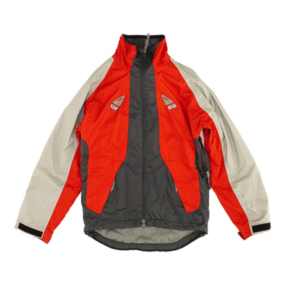 Red Color Block Active Jacket
