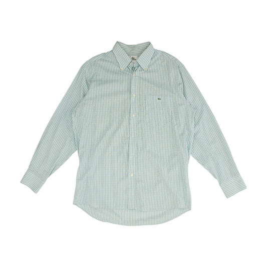 Blue Check Long Sleeve Button Down