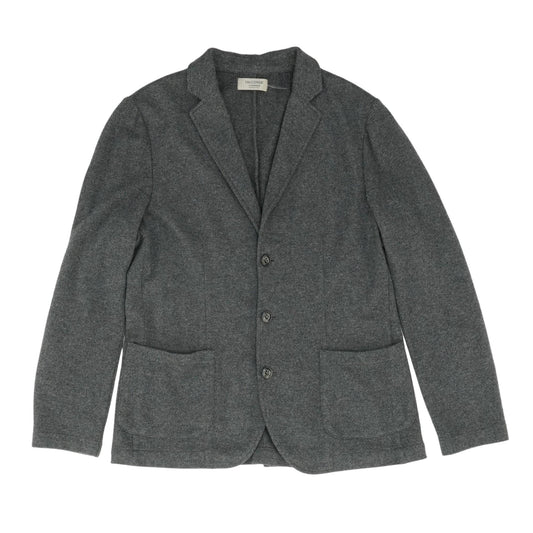 Charcoal Solid Cashmere Sport Coat