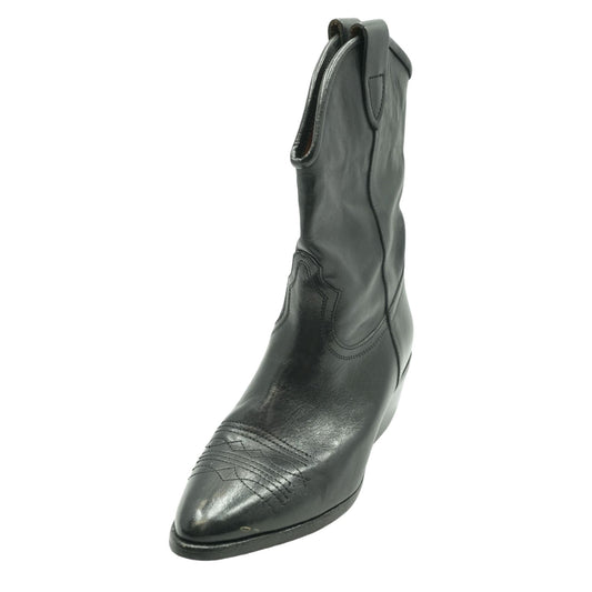 Lone Justice Black Western Boots