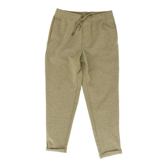 Brown Solid Joggers Pants