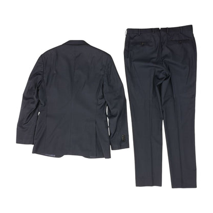 Navy Solid Pure Wool Super 110's Napoli Int 2pc Suit