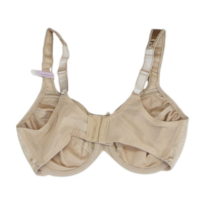 Beige Solid Bra