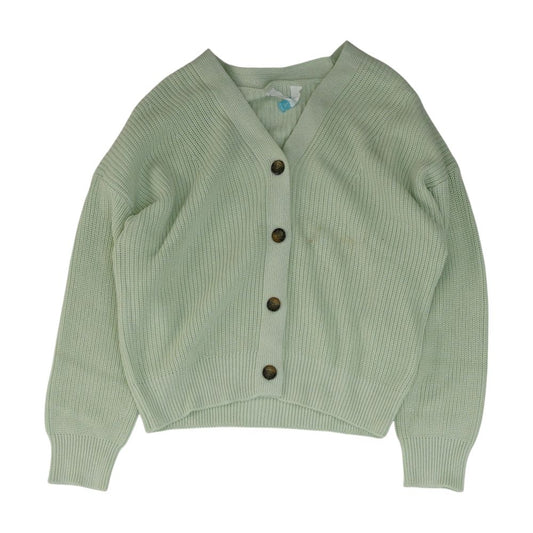 Green Cardigan Sweater