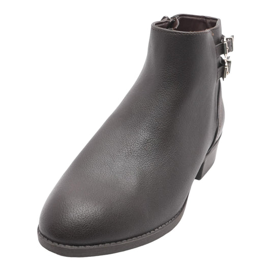 Flann Brown Ankle Boots