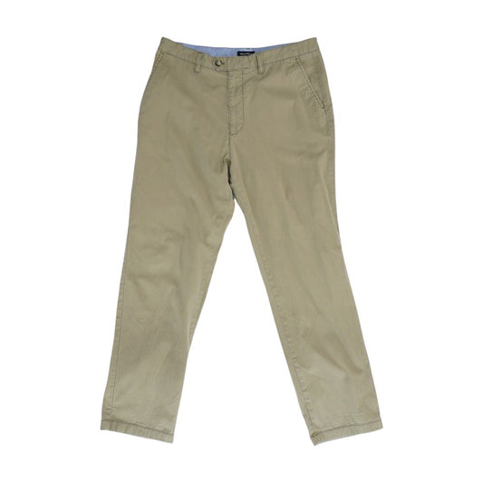 Khaki Solid Chino Pants