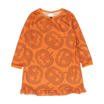 Orange Graphic Dress