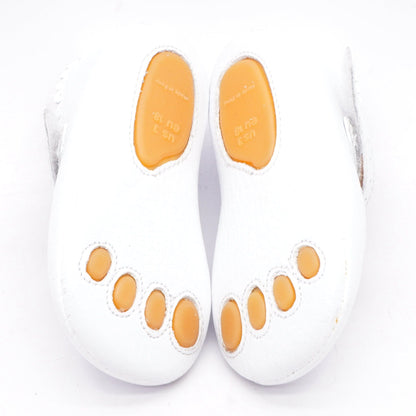 White Leather Mary Jane Shoe
