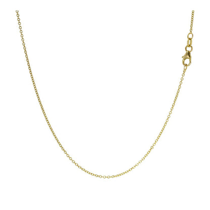 14K Gold Flower Pendant Necklace