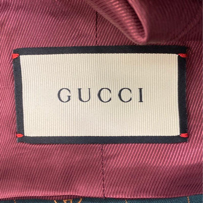 Green GG Striped Signoria Suit Vest