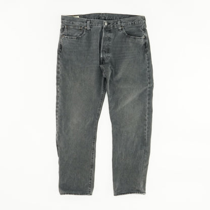 501 Charcoal Solid Regular Jeans
