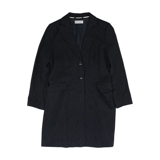 Black Striped Topcoat