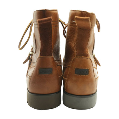 Tan Leather Combat Boots