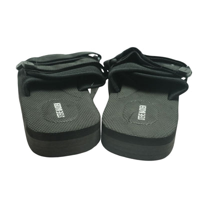 Black Casual Slide Sandals