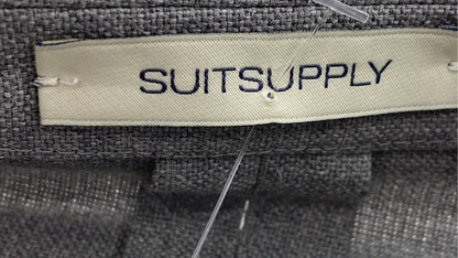 Gray Solid Havana Jetted 2pc Suit