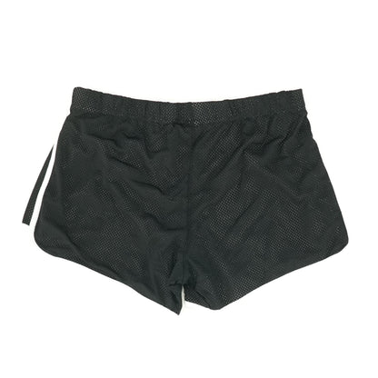 Black Solid Active Shorts