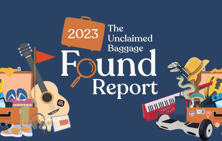 "Found Report" banner with illustrations of unique items