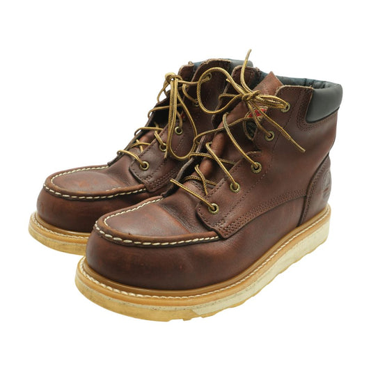 Brown Lace Up Boots