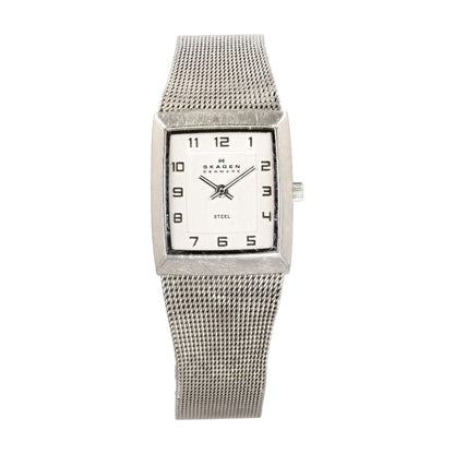 Women's Square Mesh Stainless Steel Watch