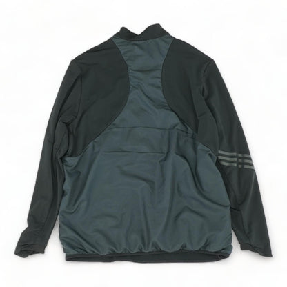 Black Color Block 1/4 Zip Pullover