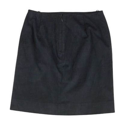 Navy Solid Mini Skirt