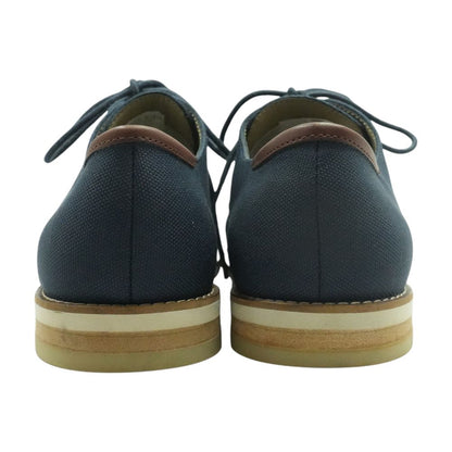 Navy Derby/oxford Dress Shoes