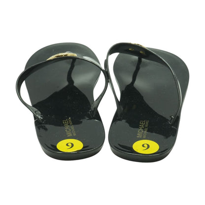 Black Flip Flop Sandals