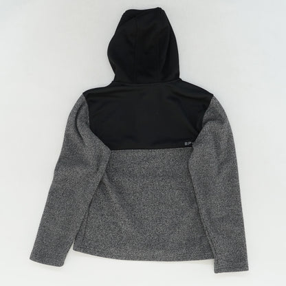 Gray Solid Hoodie Pullover