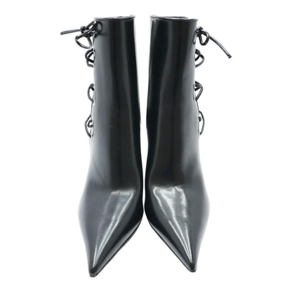 Heeled Black Ankle Boots