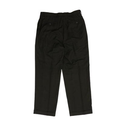Black Solid Dress Pants