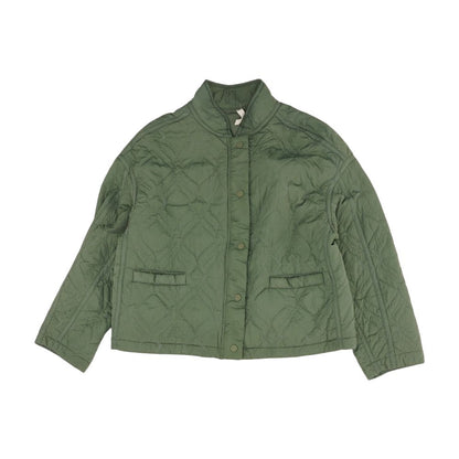 Green Solid Bomber Jacket