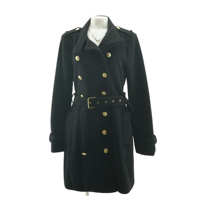 Black Wool Blend Coat