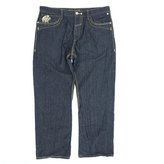 Black Solid Regular Jeans