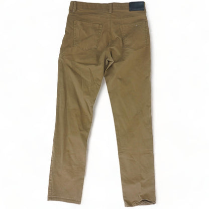 Brown Solid Five Pocket Pants