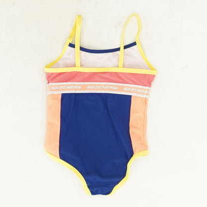 Coral & Navy Color Block Swimwear