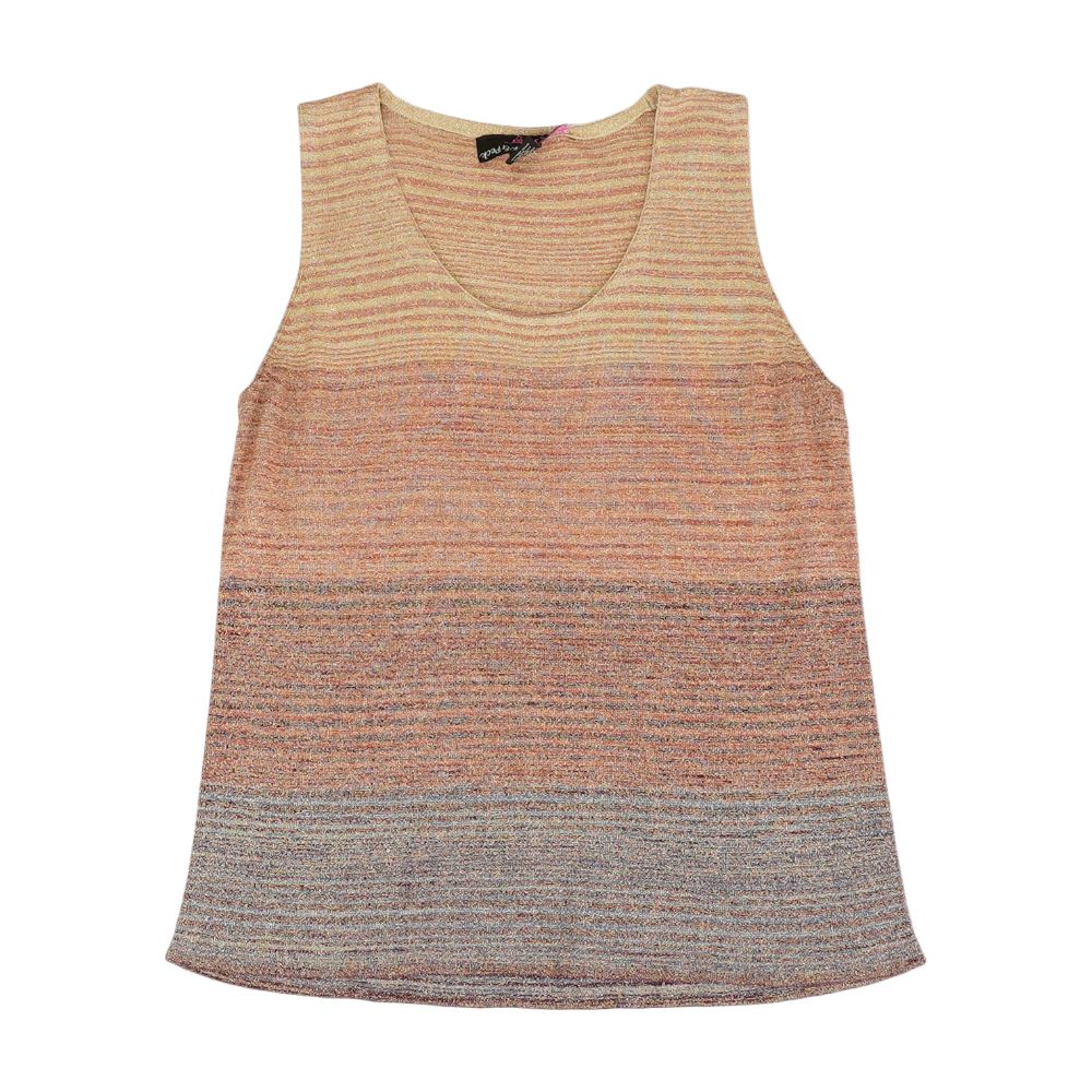 Theory Women's Classic Stripe Tank Sweater - Narrow Rib Knit, All-Over Stripes, Casual Layering Top - View #3