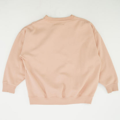 Peach Solid Sweatshirt