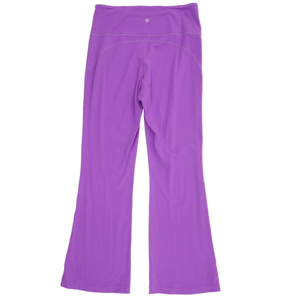 Purple Solid Active Pants