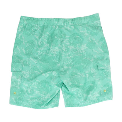 Green Graphic Board Shorts