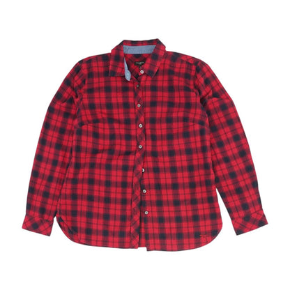 Red Plaid Button Down