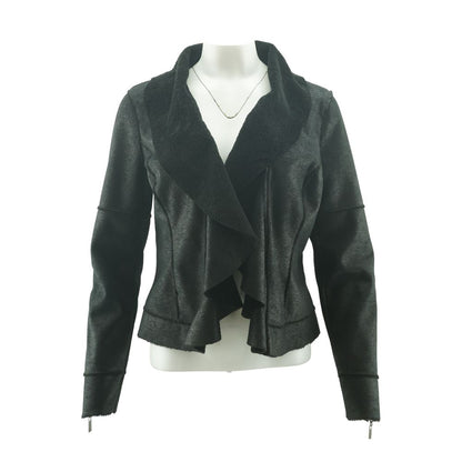 Black Faux Leather Jacket