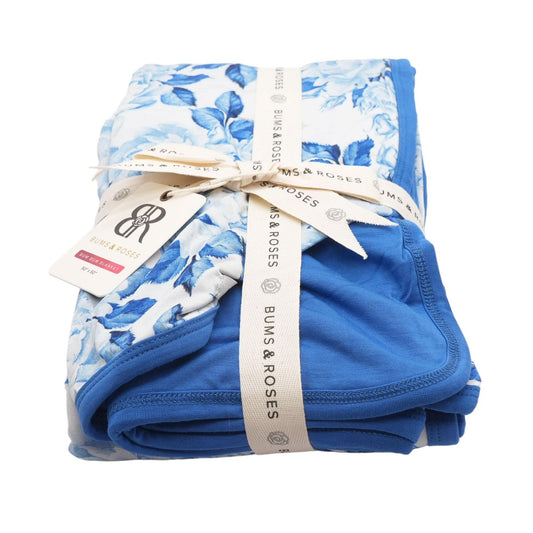 Blue Floral Blanket/Sleep Sack