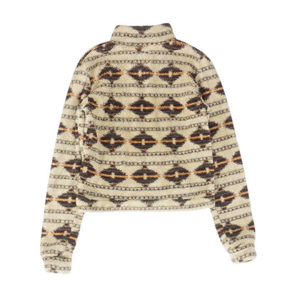Tan Graphic 1/4 Zip Pullover