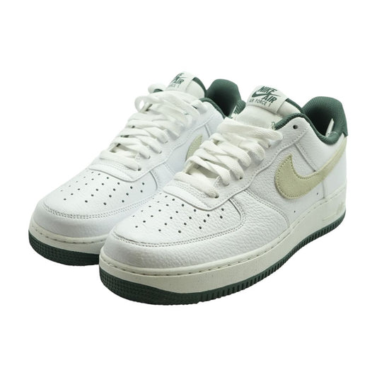 Air Force 1 Low '07 V8 White and Green Low Top Athletic Shoes