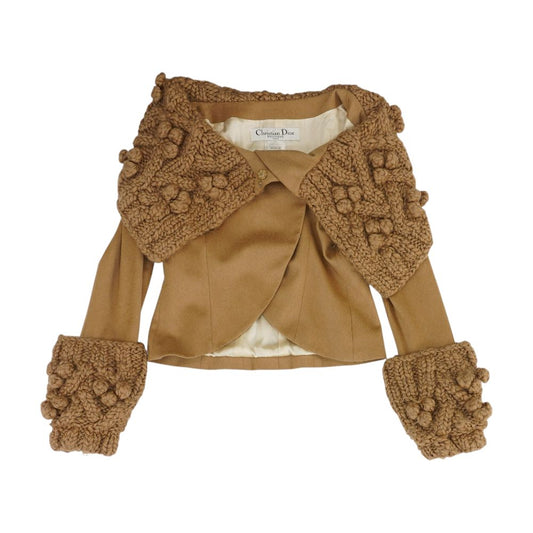 Vintage John Galliano Fall-Winter 1999-2000 Camel Wool-Cashmere Jacket