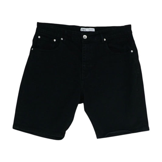 Black Denim Shorts
