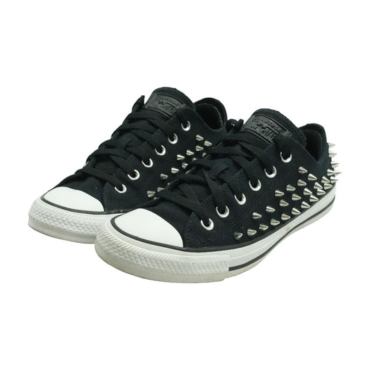 Star Studded Black Low Top Athletic Shoes