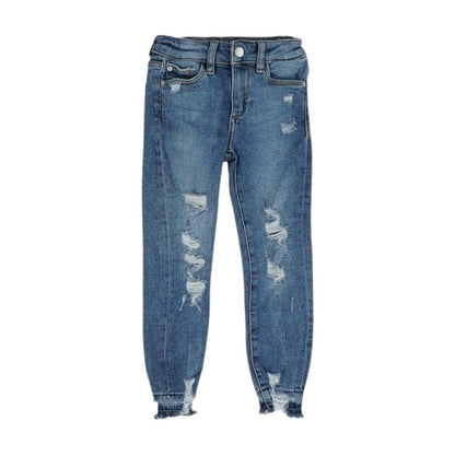 Blue Solid Jeans