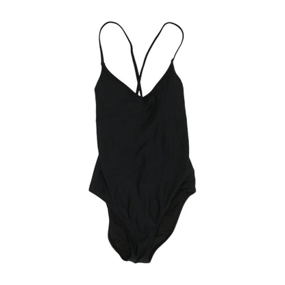 Black Solid One-Piece