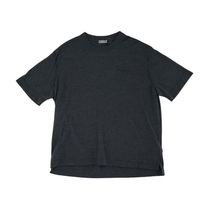 Charcoal Couture T-Shirt Virgin Wool Jersey